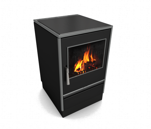 Glutos Küchenherd HHS 02 G | Sichtfenster | Glaskeramikkochfeld 5,5 kW – Ansicht 6