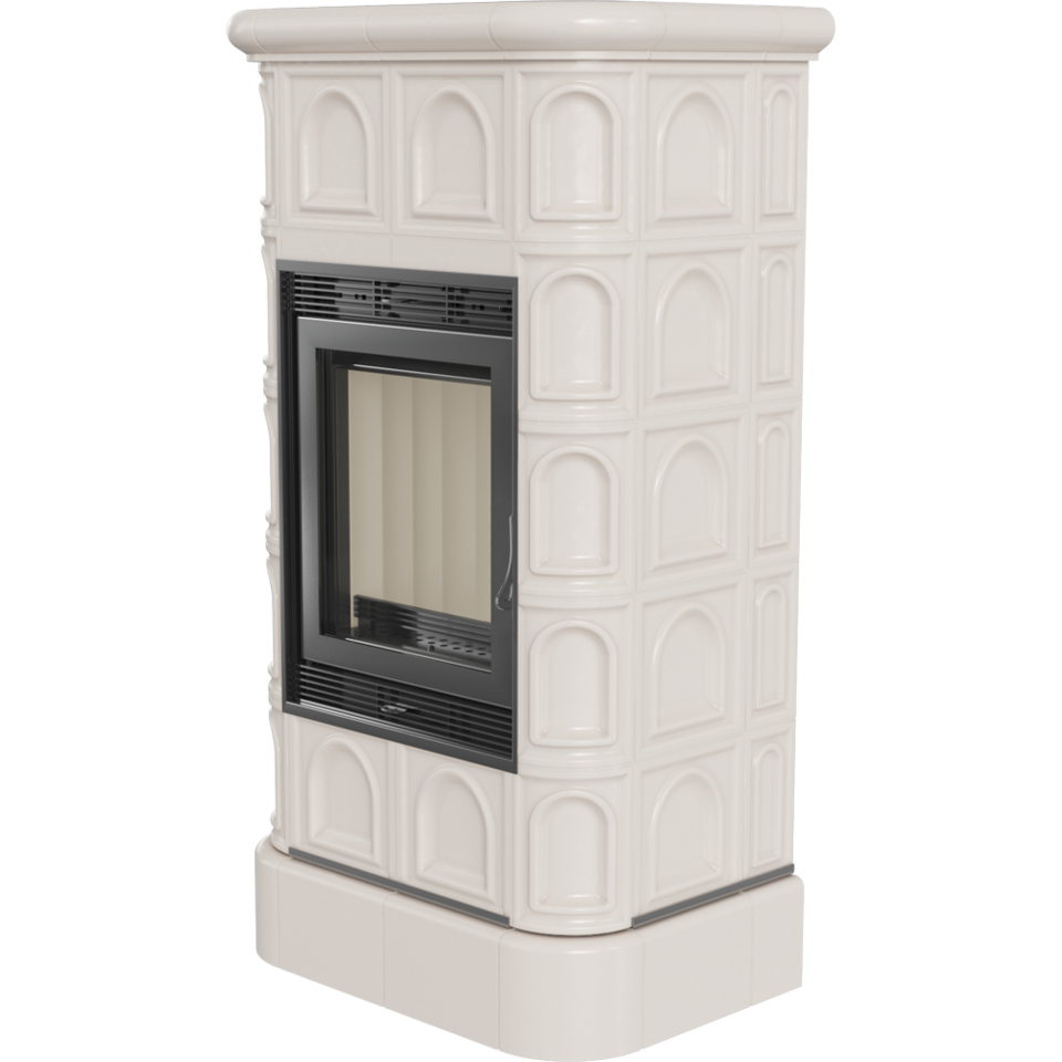 Kratki Kachelofen Blanka 8 | creme | 8 kW | BLANKA/KAFEL/K – Ansicht 2