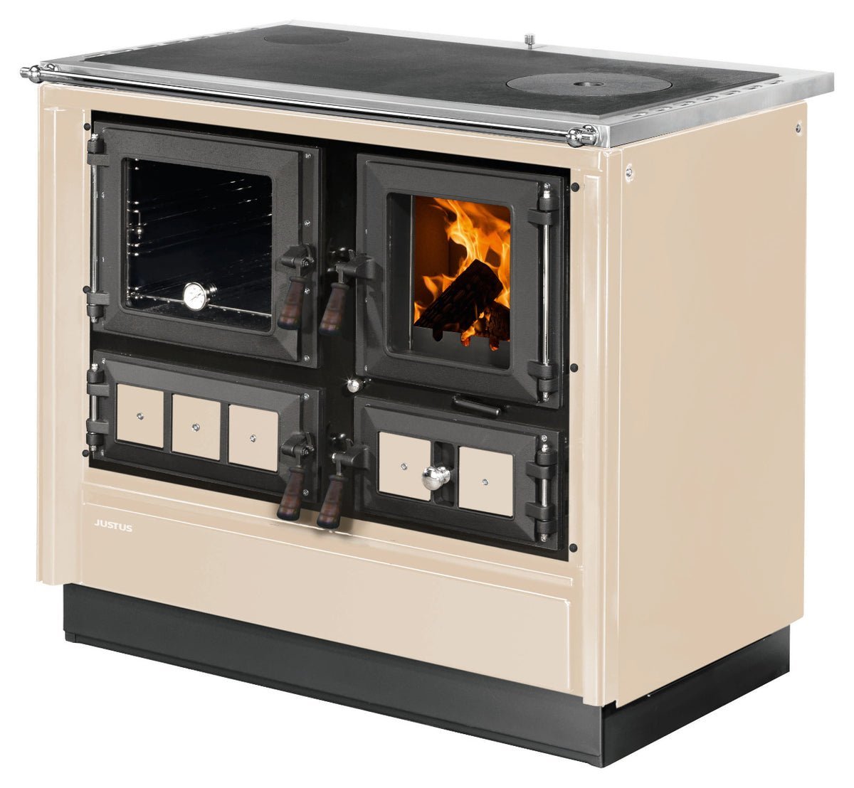 Justus | Küchenofen | Rustico-90 2.0 | 7 kW | Farbwahl | links o. rechts – Ansicht 10