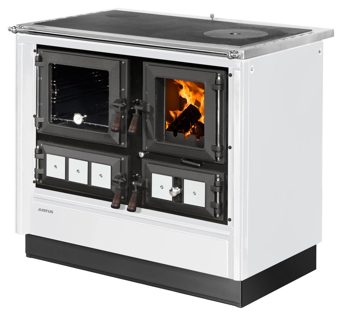 Justus | Küchenofen | Rustico-90 2.0 | 7 kW | Farbwahl | links o. rechts – Ansicht 12