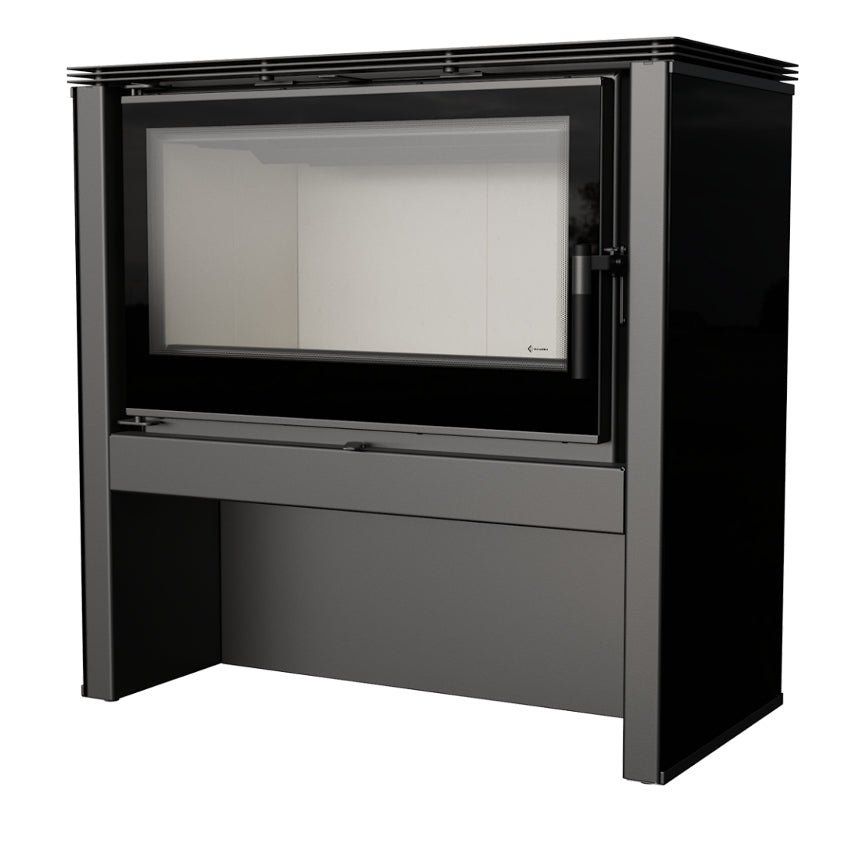 Kratki Kaminofen Juno 12 | schwarz | 12 kW | JUNO/12/C