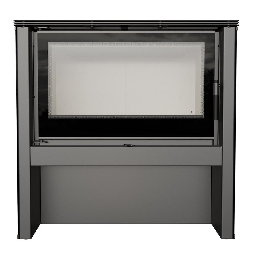 Kratki Kaminofen Juno 12 | schwarz | 12 kW | JUNO/12/C – Ansicht 2