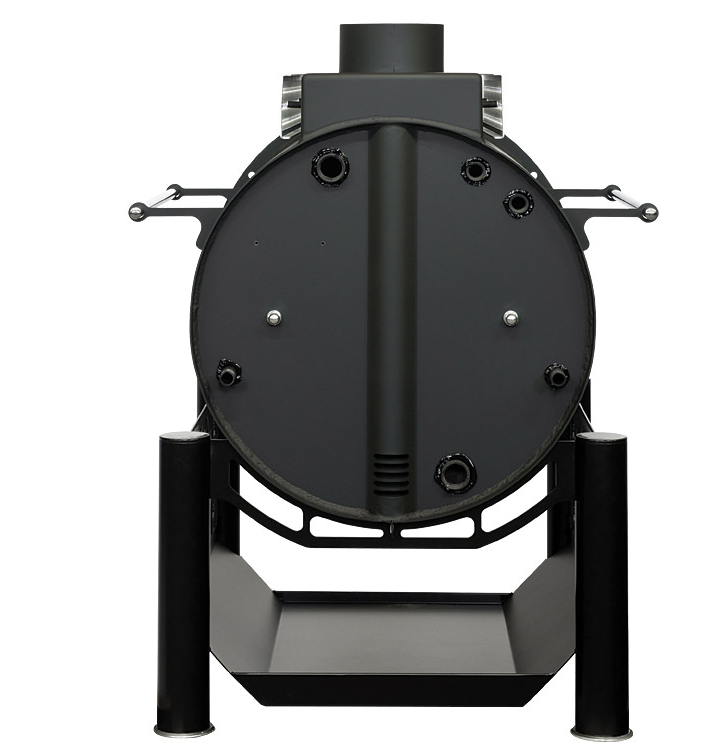 Werkstattofen Bruno® Techno Mini | mit Kochplatte und Ständer | 9 kW – Ansicht 2
