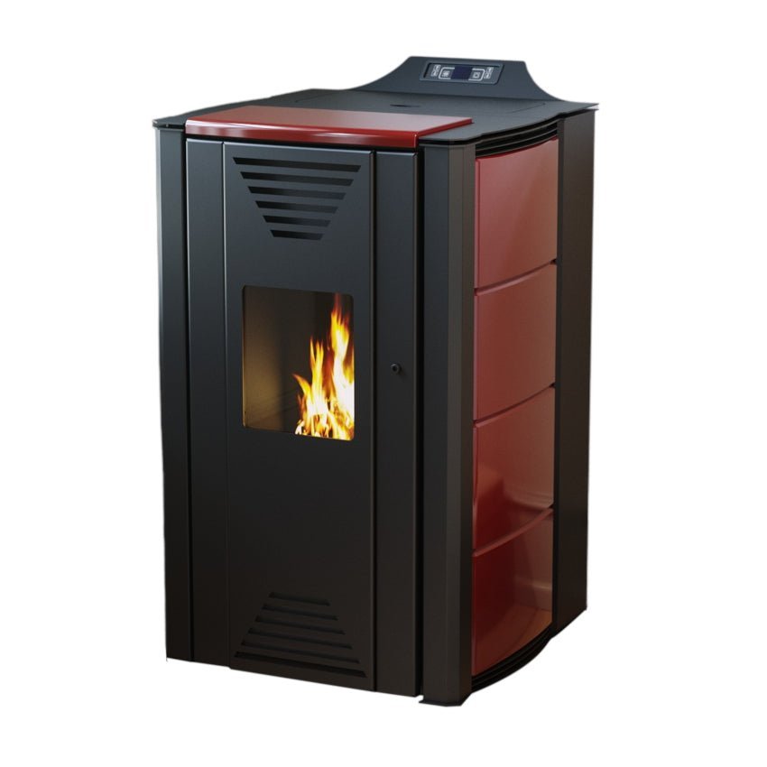 ThermoFlux wasserführender Pelletofen INTERIO 20 | 18 kW Farbwahl – Ansicht 2