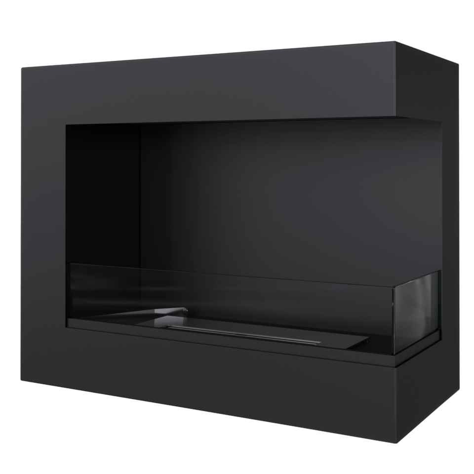 Kratki Biokamin Delta 600 Eckkamin rechts/links | wahlweise + Glas – Ansicht 4