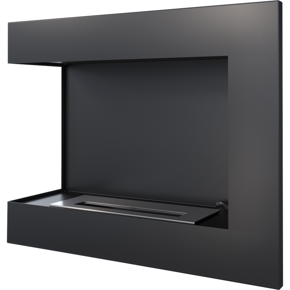 Kratki Biokamin Delta 600 Eckkamin rechts/links | wahlweise + Glas – Ansicht 8