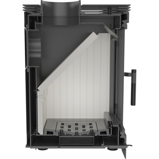 Kratki Kaminöfen Koza K5 S | gerade Scheibe | 7 kW | KOZA/K5/S – Ansicht 5