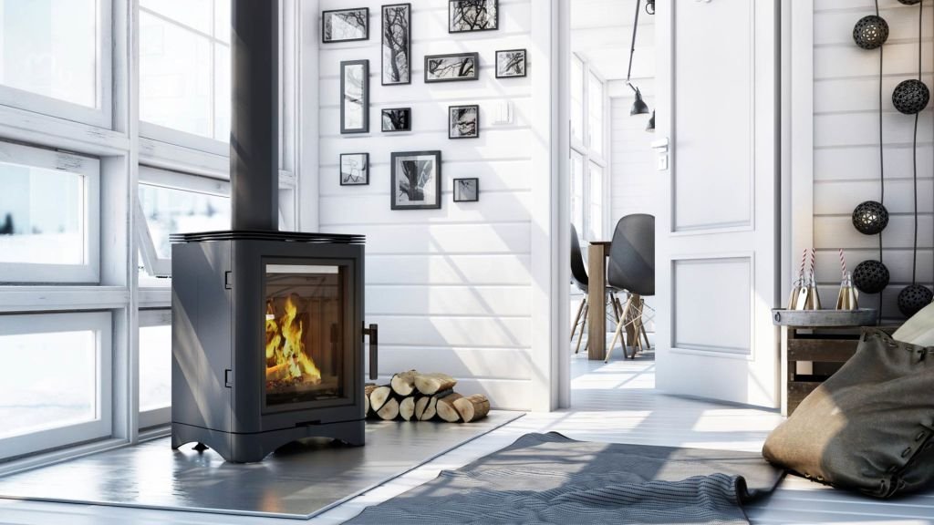 Kratki Kaminöfen Koza K5 S | gerade Scheibe | 7 kW | KOZA/K5/S – Ansicht 8