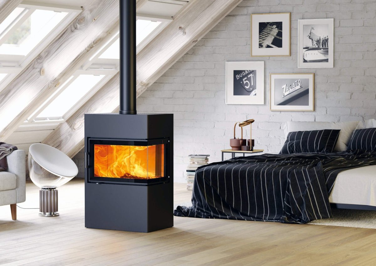 AUSTROFLAMM Kaminofen | Dexter 2.0 | Türanschlag rechts | 6,0 kW – Ansicht 3