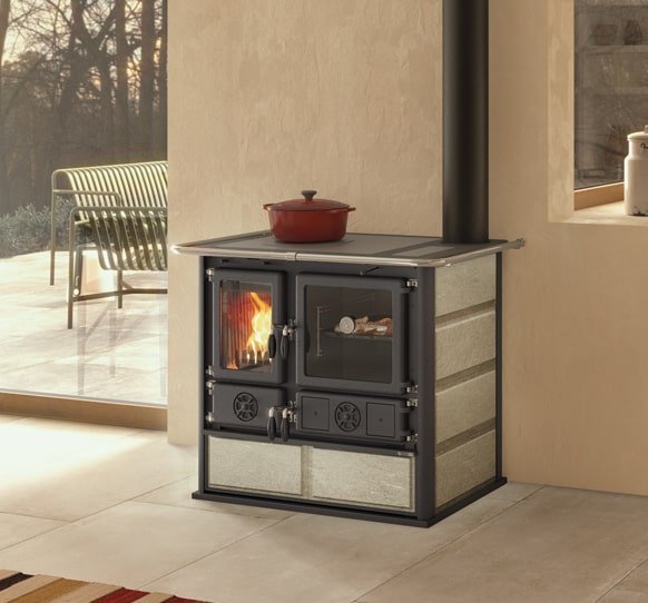 La Nordica Küchenofen | Rosa 5.0 Naturstein | 8,8 kW – Ansicht 2