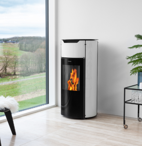 Aduro Pelletofen | Aduro P1.4 | weiß | WiFi | 8 kW – Ansicht 2