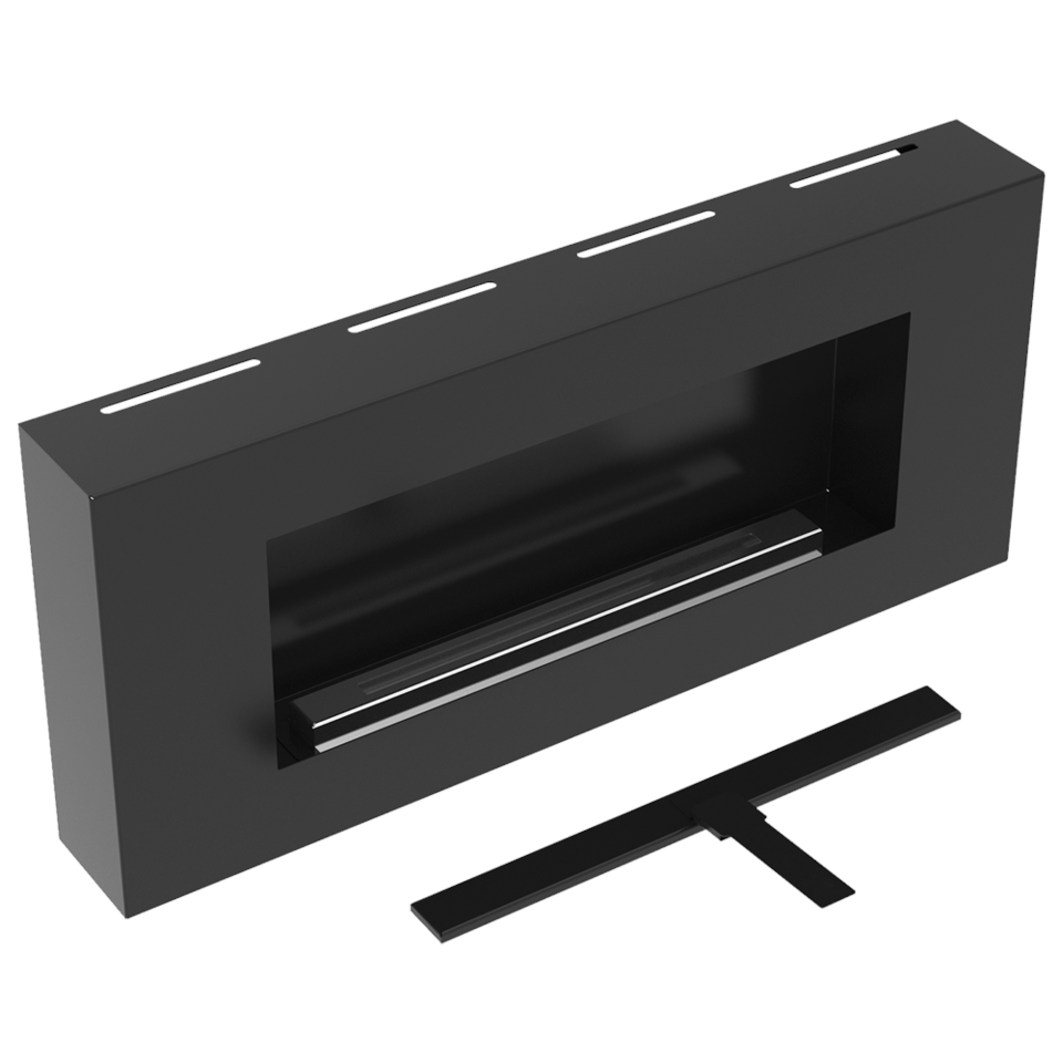 Kratki Biokamin Delta Flat | schwarz | DELTA/FLAT/TUV – Ansicht 3