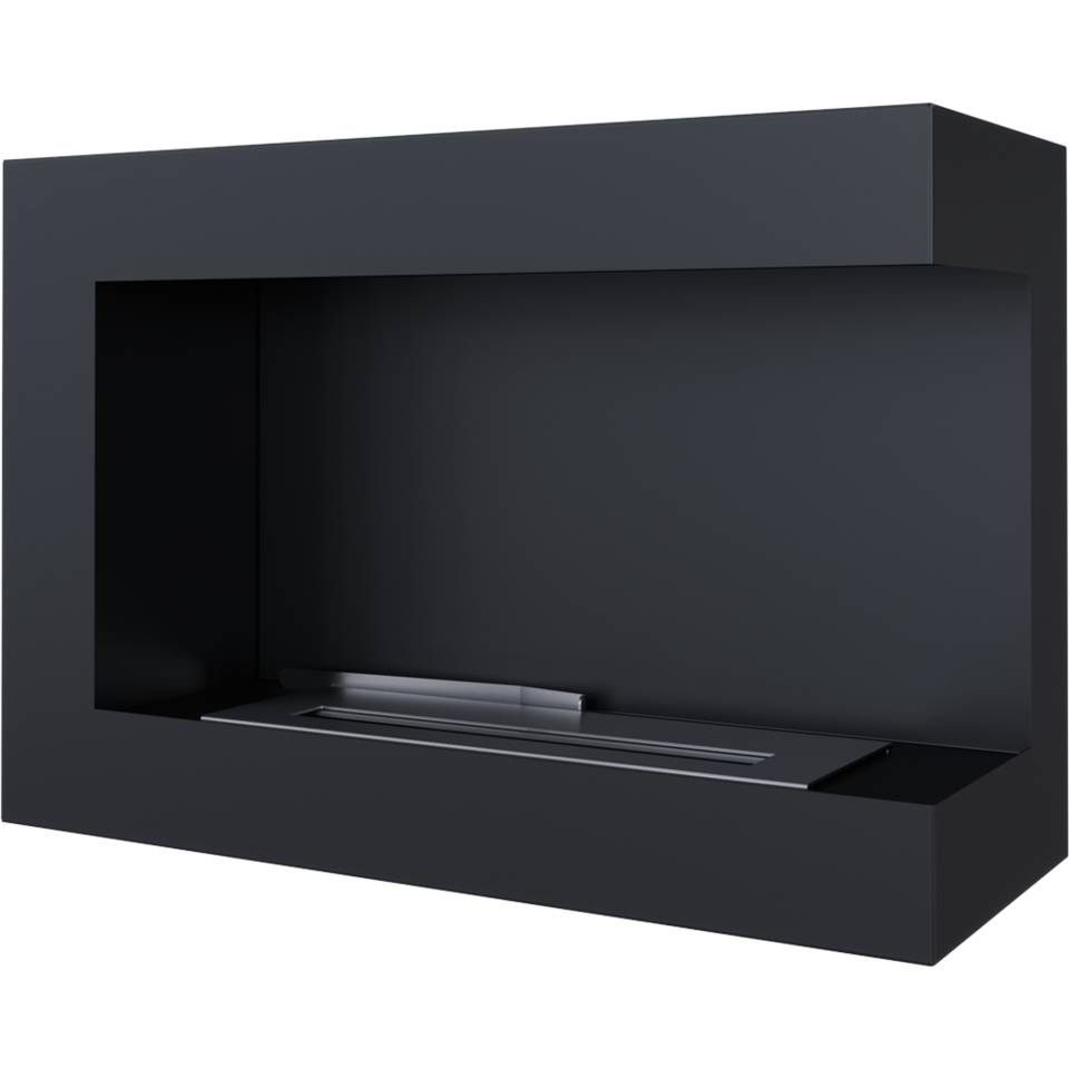 Kratki Biokamin Delta 700 Eckkamin rechts/links | wahlweise + Glas – Ansicht 3