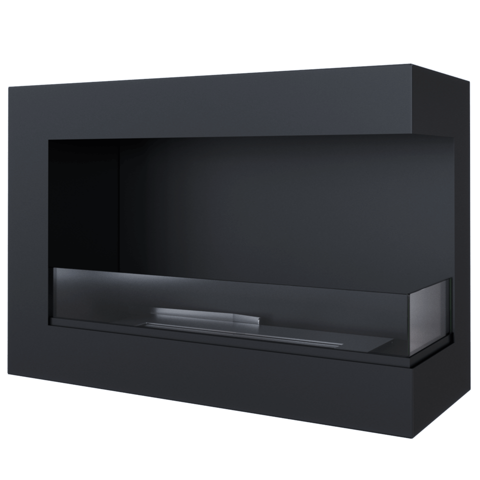 Kratki Biokamin Delta 700 Eckkamin rechts/links | wahlweise + Glas – Ansicht 4