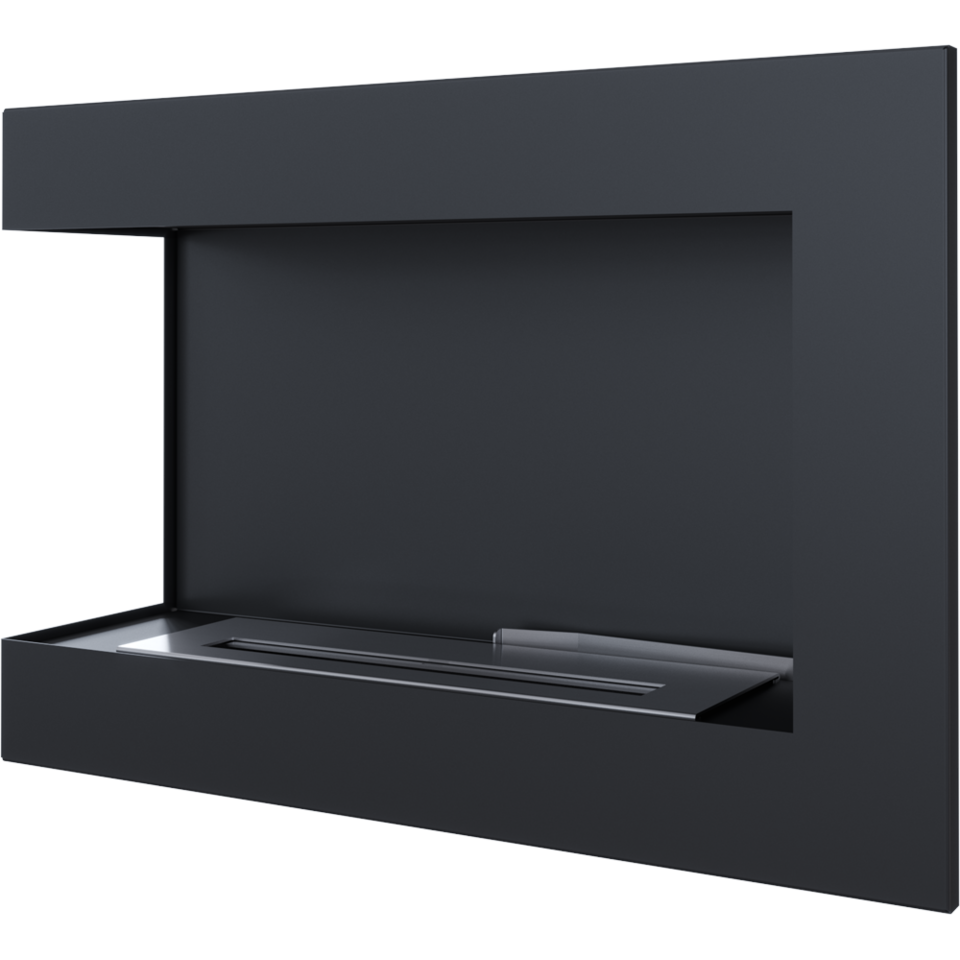 Kratki Biokamin Delta 700 Eckkamin rechts/links | wahlweise + Glas – Ansicht 8