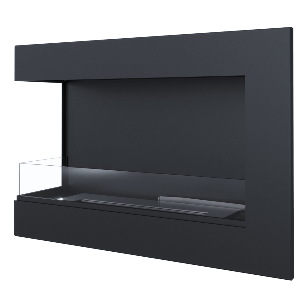 Kratki Biokamin Delta 700 Eckkamin rechts/links | wahlweise + Glas – Ansicht 9