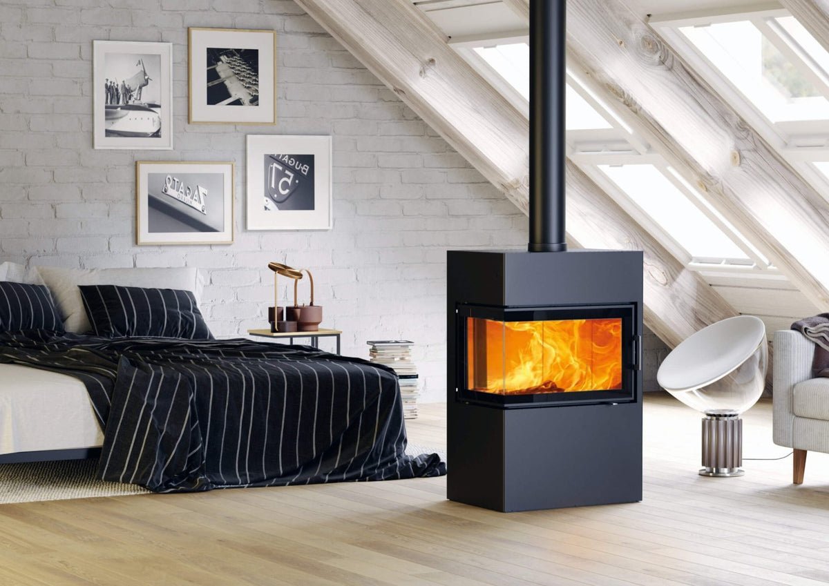 AUSTROFLAMM Kaminofen | Dexter 2.0 | Türanschlag links | 6,0 kW – Ansicht 7