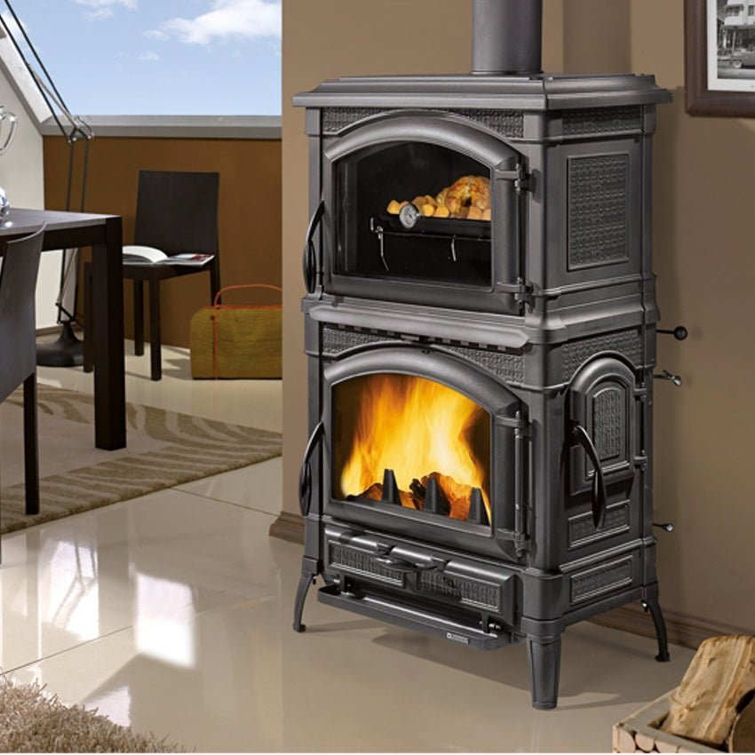 La Nordica Holzofen mit Backfach | Isotta Forno Evo | 9,7 kW – Ansicht 2