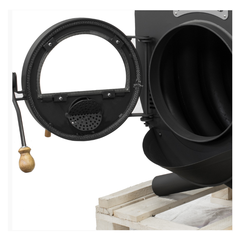 Werkstattofen BRUNO® Mini III Kochplatte und Untergestell Move | 12 kW – Ansicht 2