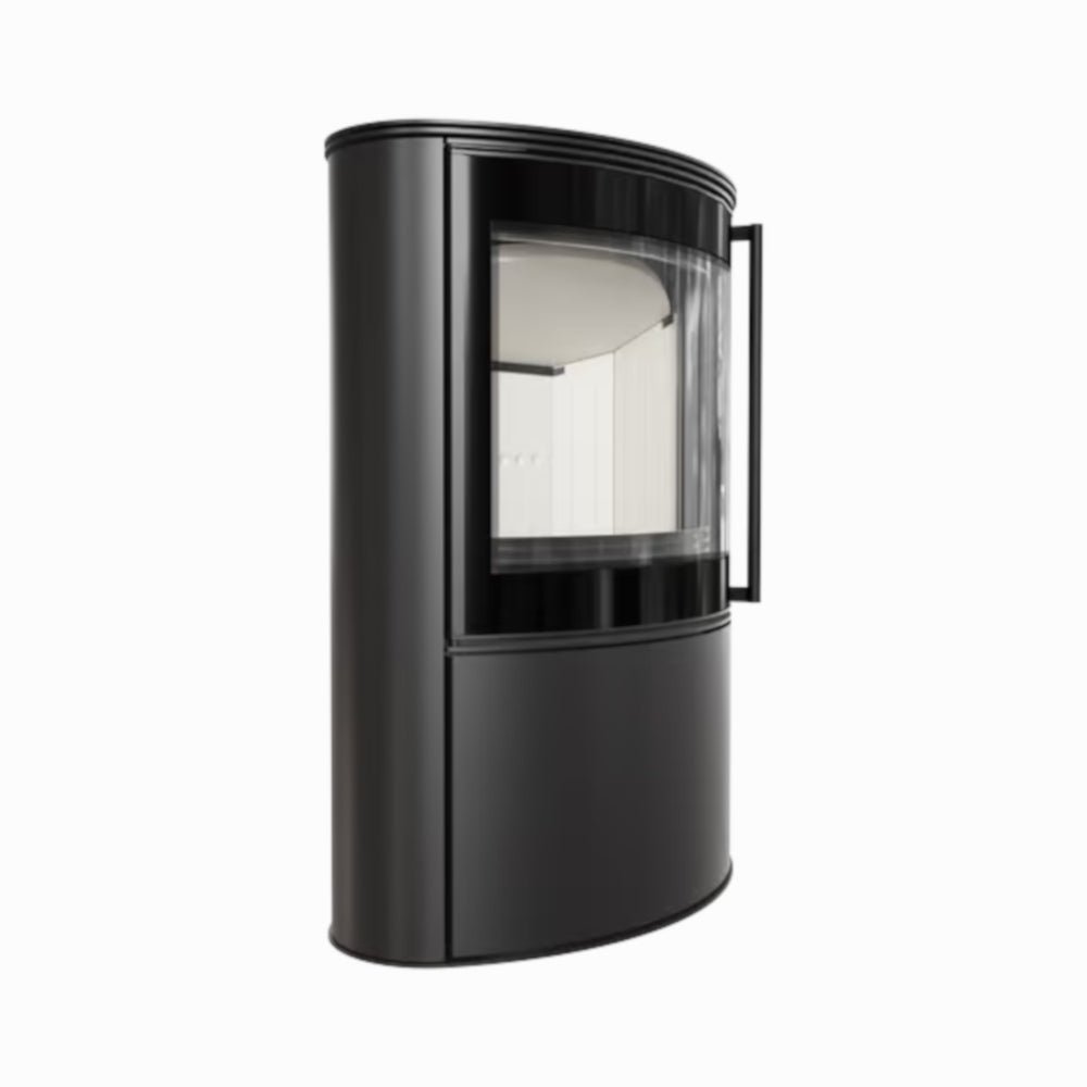 Kratki Kaminofen | BJORN | Ø 150 | 10 kW | Farbwahl Brennraum