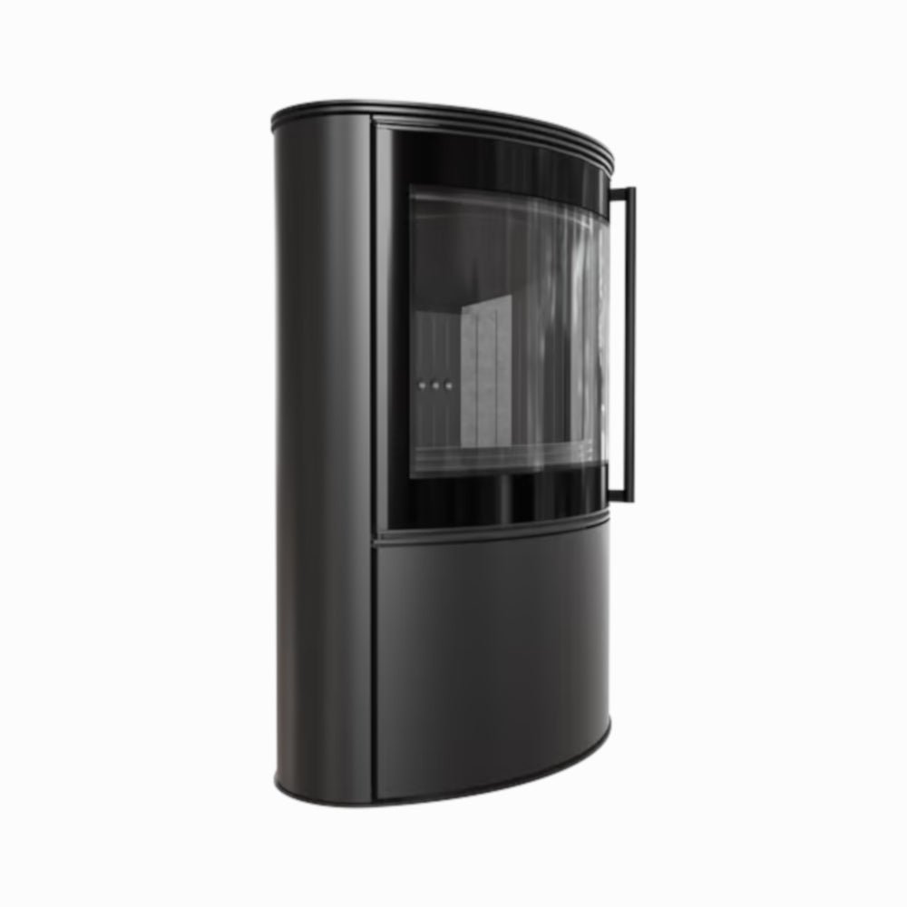 Kratki Kaminofen | BJORN | Ø 150 | 10 kW | Farbwahl Brennraum – Ansicht 2