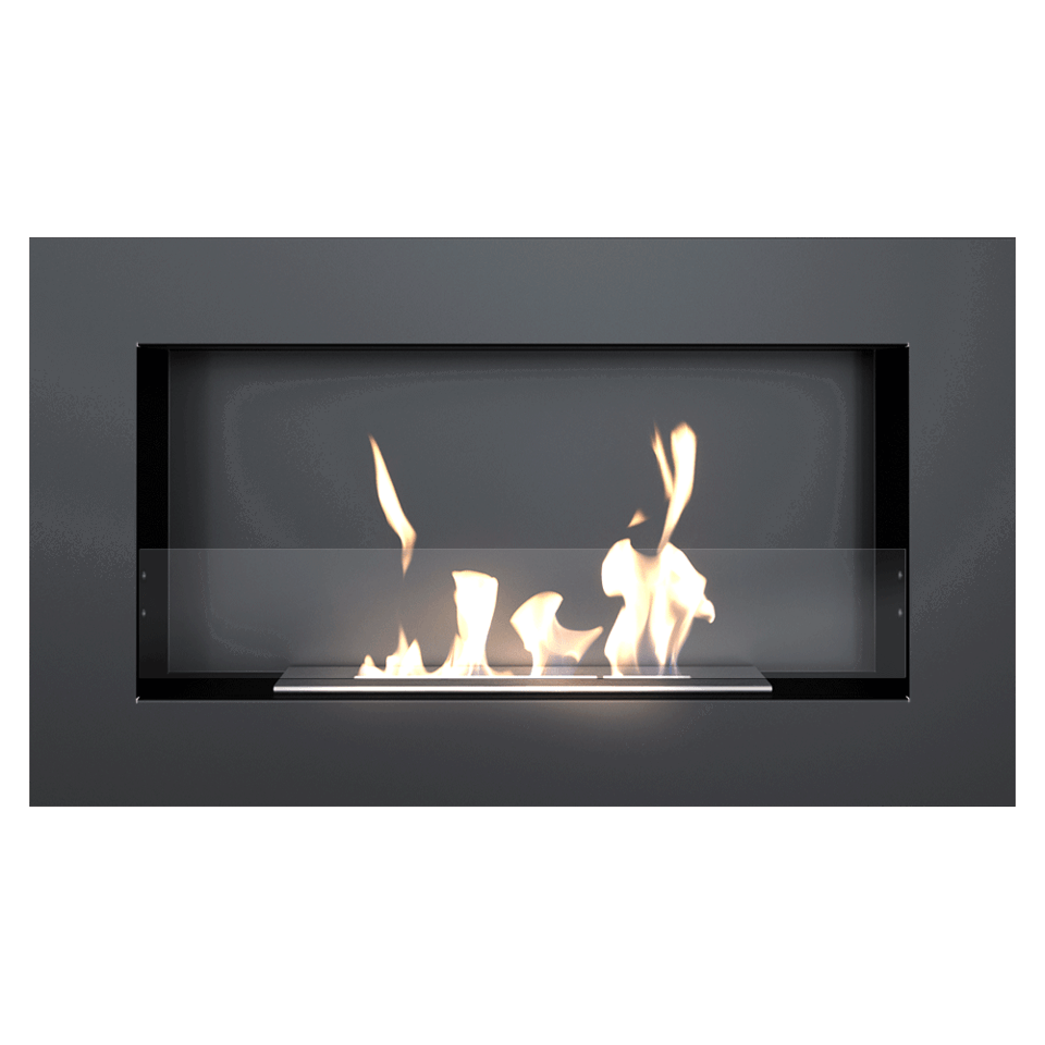 Kratki Biokamin Golf Flat + Glas | schwarz | GOLF/FLAT/TUV/PRZESZKLENIE