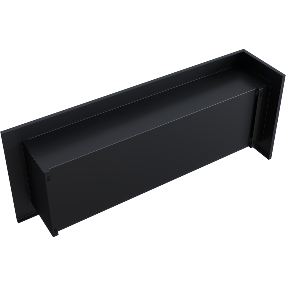 Kratki Biokamin Delta 1200 Eckkamin rechts/links | wahlweise + Glas – Ansicht 10