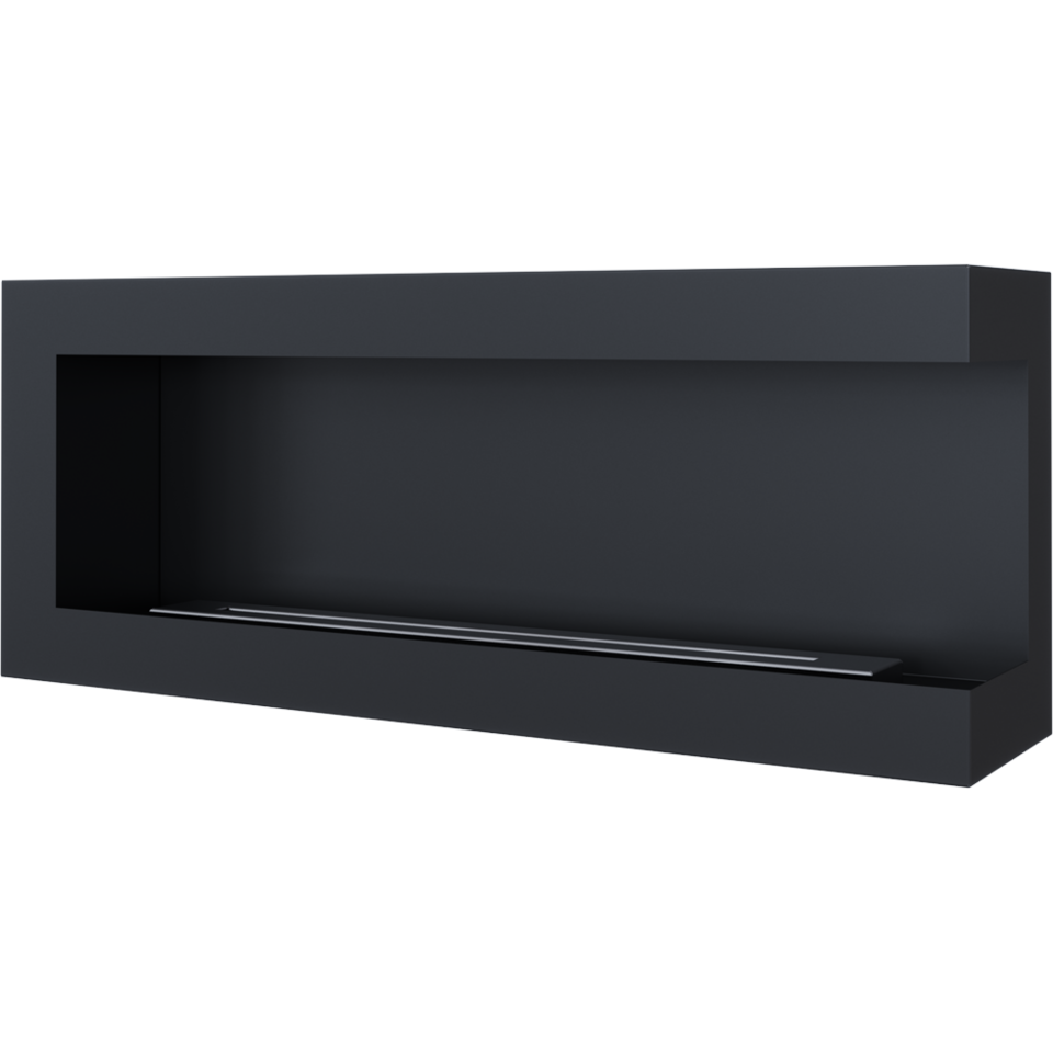 Kratki Biokamin Delta 1200 Eckkamin rechts/links | wahlweise + Glas – Ansicht 3
