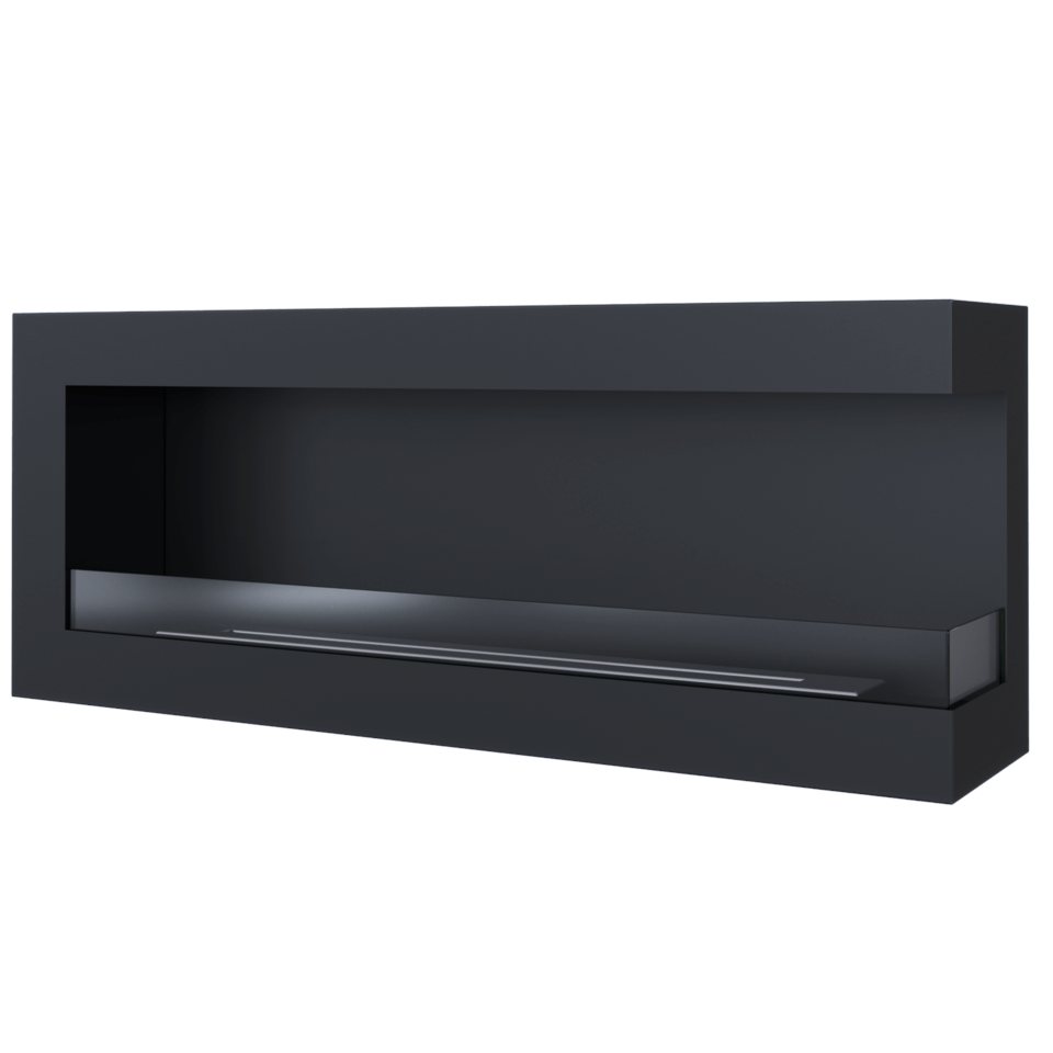 Kratki Biokamin Delta 1200 Eckkamin rechts/links | wahlweise + Glas – Ansicht 4