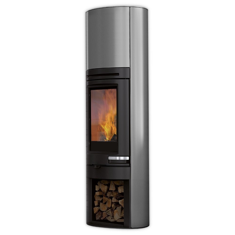 Edilkamin Kaminofen Holzofen Warmluftofen Tally 8 S | 8 kW | Farbwahl – Ansicht 4