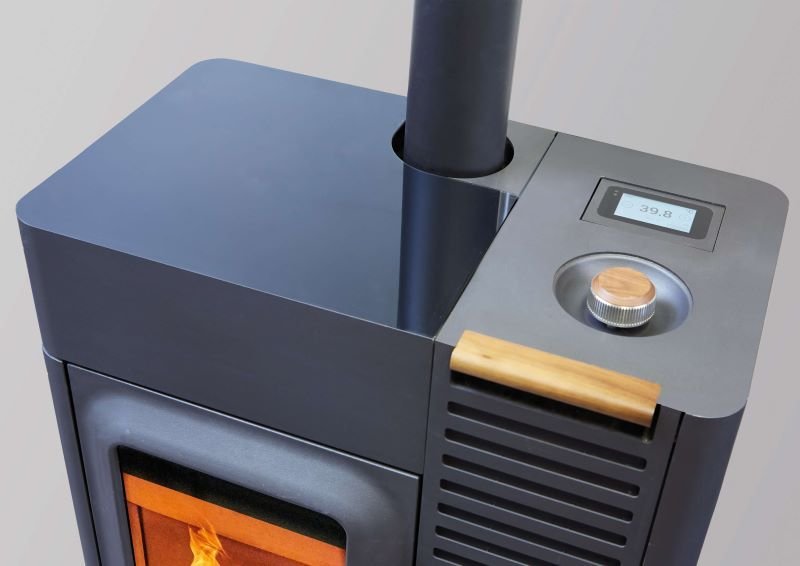 AUSTROFLAMM Hybridofen | Mo Duo | Pellet und Scheitholz | +WiFi | 9,4 kW – Ansicht 3