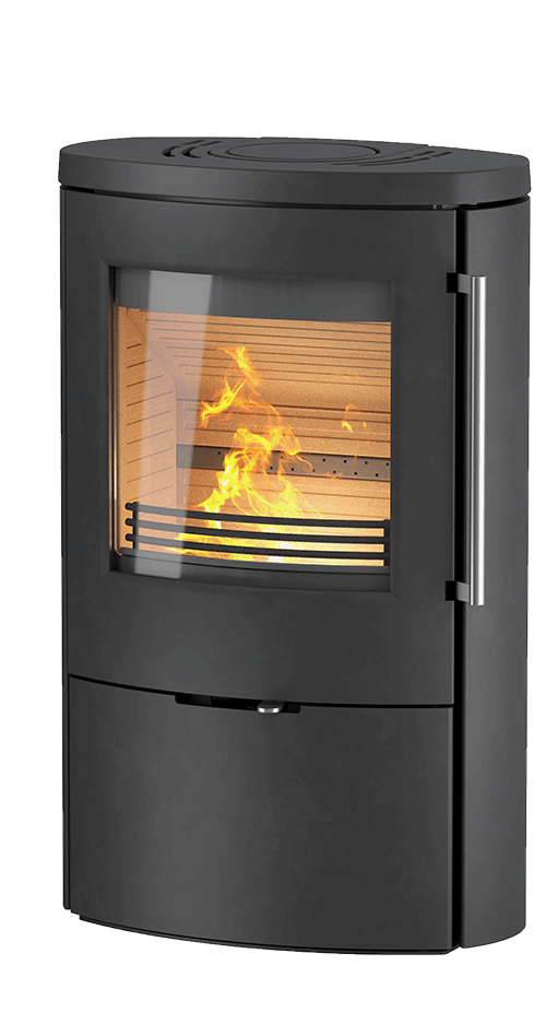 TermaTech | Kaminofen | TT80RL | Stahl | 5,5 kW | schwarz