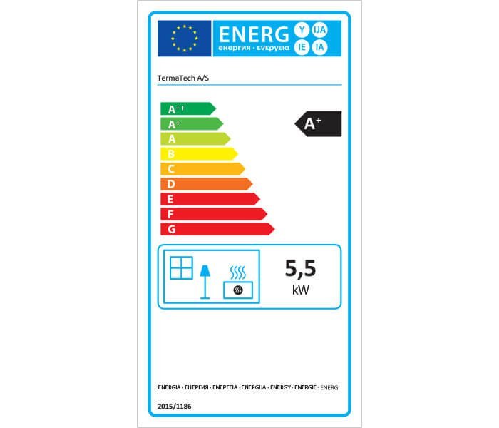 TermaTech | Kaminofen | TT80RL | Stahl | 5,5 kW | schwarz – Ansicht 4