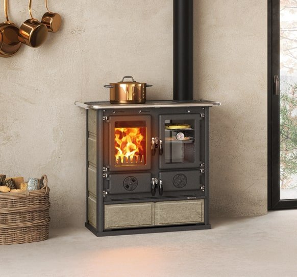 La Nordica Küchenofen | Rosetta 5.0 | Naturstein | 7,9 kW – Ansicht 2
