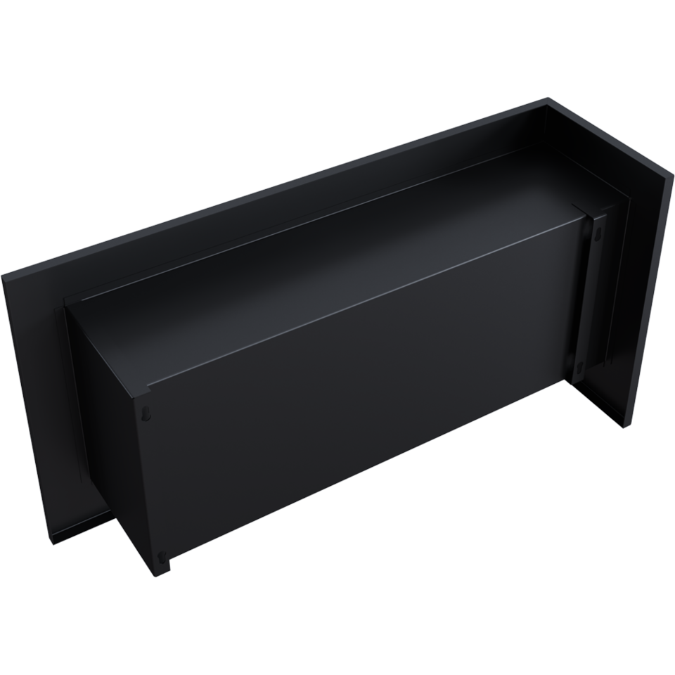 Kratki Biokamin Delta 900 Eckkamin rechts/links | wahlweise + Glas – Ansicht 9