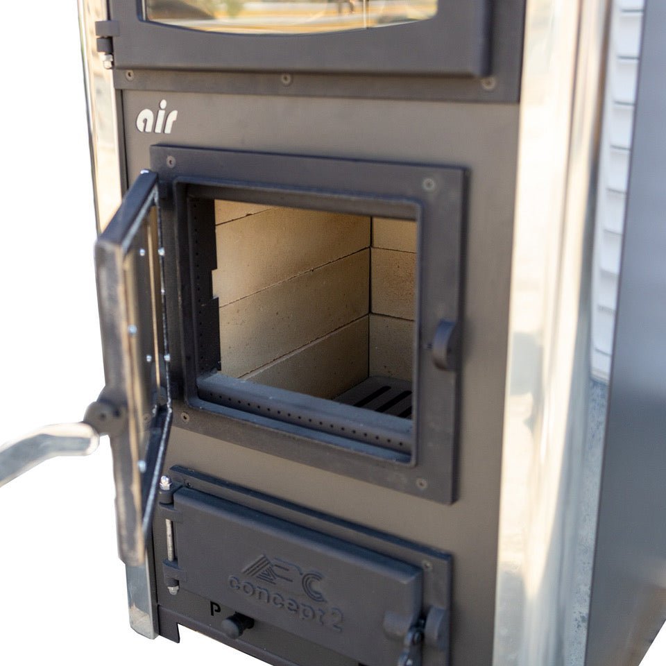 Kaminofen Küchenofen Concept 2 Mini Air | mit Backfach und Herdplatte | 10 kW – Ansicht 3