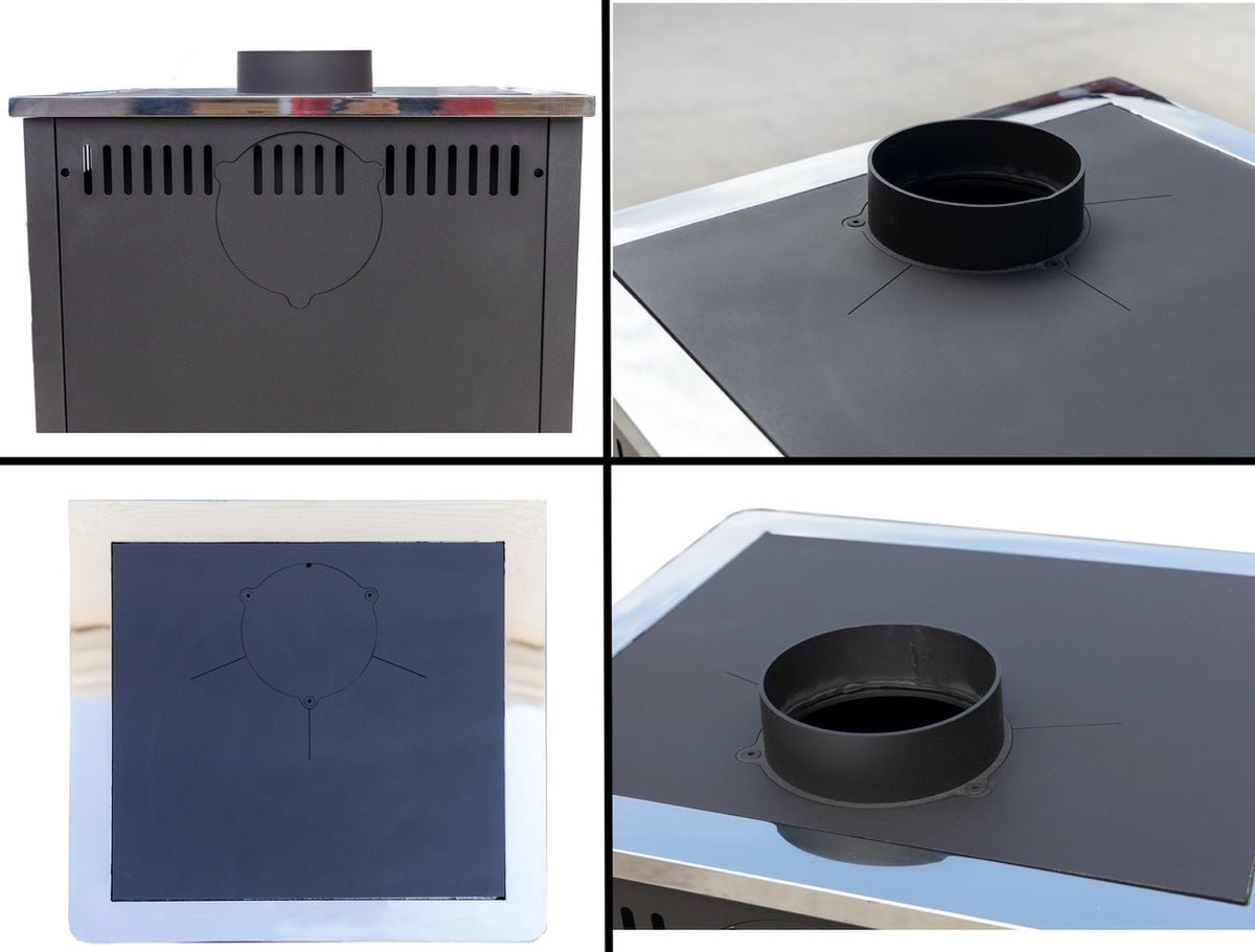 Kaminofen Küchenofen Concept 2 Mini Air | mit Backfach und Herdplatte | 10 kW – Ansicht 5