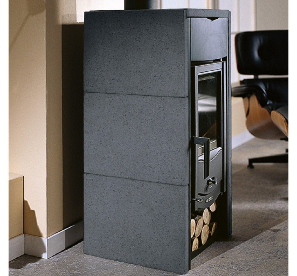 La Nordica Holzofen Kaminofen | Asia BII Vulkanstein | 6 kW – Ansicht 4