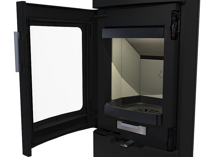 KRETZ | Kaminofen ECHEDO 1 | Stahl schwarz | 7 kW – Ansicht 5