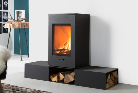 Wanders fires&stoves Kaminofen | ELM | schwarz | 7 kW – Ansicht 2