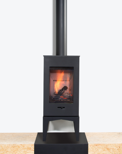 Wanders fires&stoves Kaminofen | ELM | schwarz | 7 kW – Ansicht 4