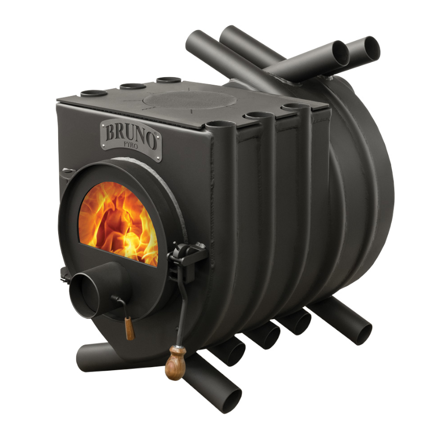 Werkstattofen BRUNO® Pyro III mit Herdplatte und Seitenblech | 19 kW – Ansicht 3