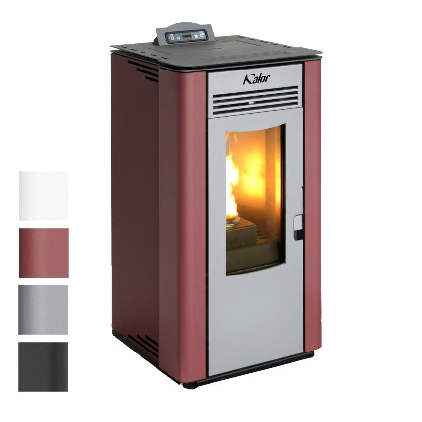 KALOR Pelletkamin | Perfecta Acciaio Miriam 10 | 7,8 kW | Farbwahl