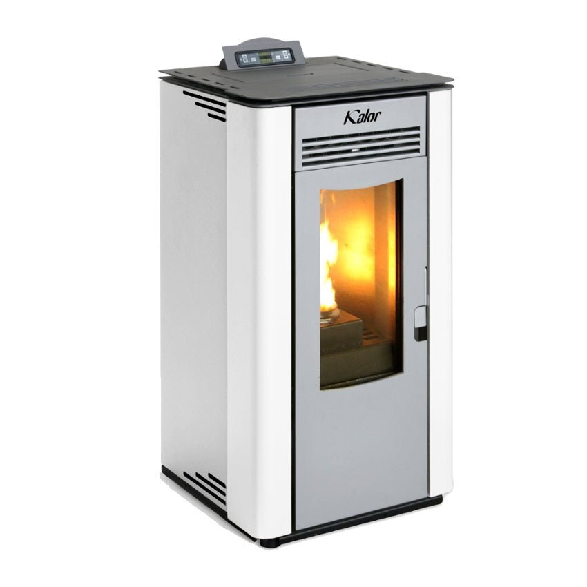 KALOR Pelletkamin | Perfecta Acciaio Miriam 10 | 7,8 kW | Farbwahl – Ansicht 2