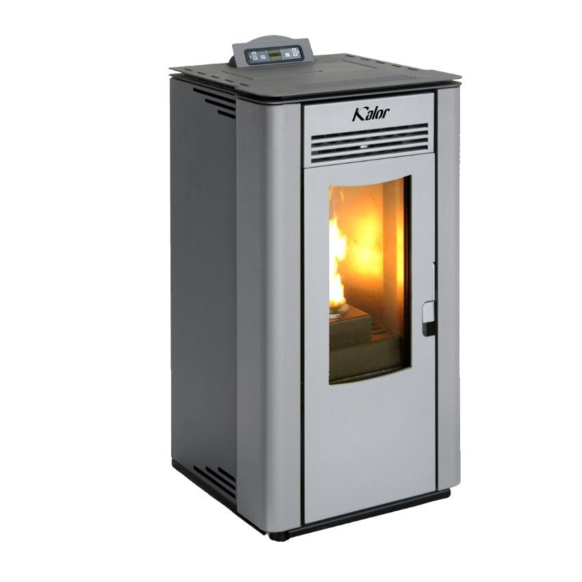KALOR Pelletkamin | Perfecta Acciaio Miriam 10 | 7,8 kW | Farbwahl – Ansicht 3