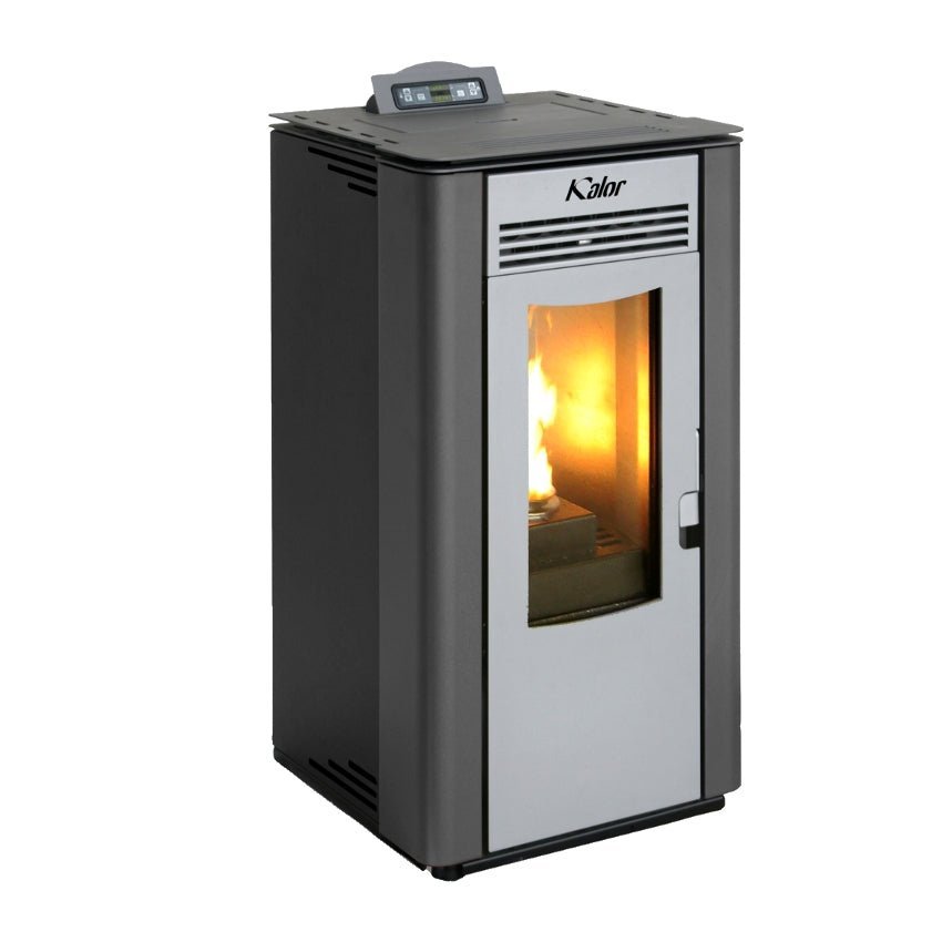KALOR Pelletkamin | Perfecta Acciaio Miriam 10 | 7,8 kW | Farbwahl – Ansicht 4
