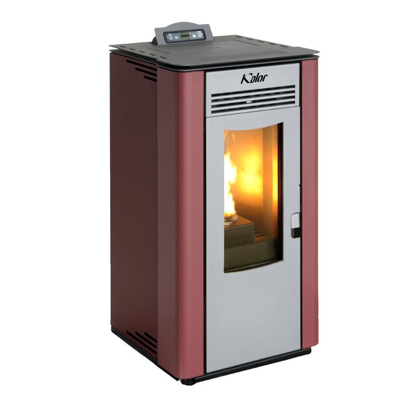 KALOR Pelletkamin | Perfecta Acciaio Miriam 10 | 7,8 kW | Farbwahl – Ansicht 5