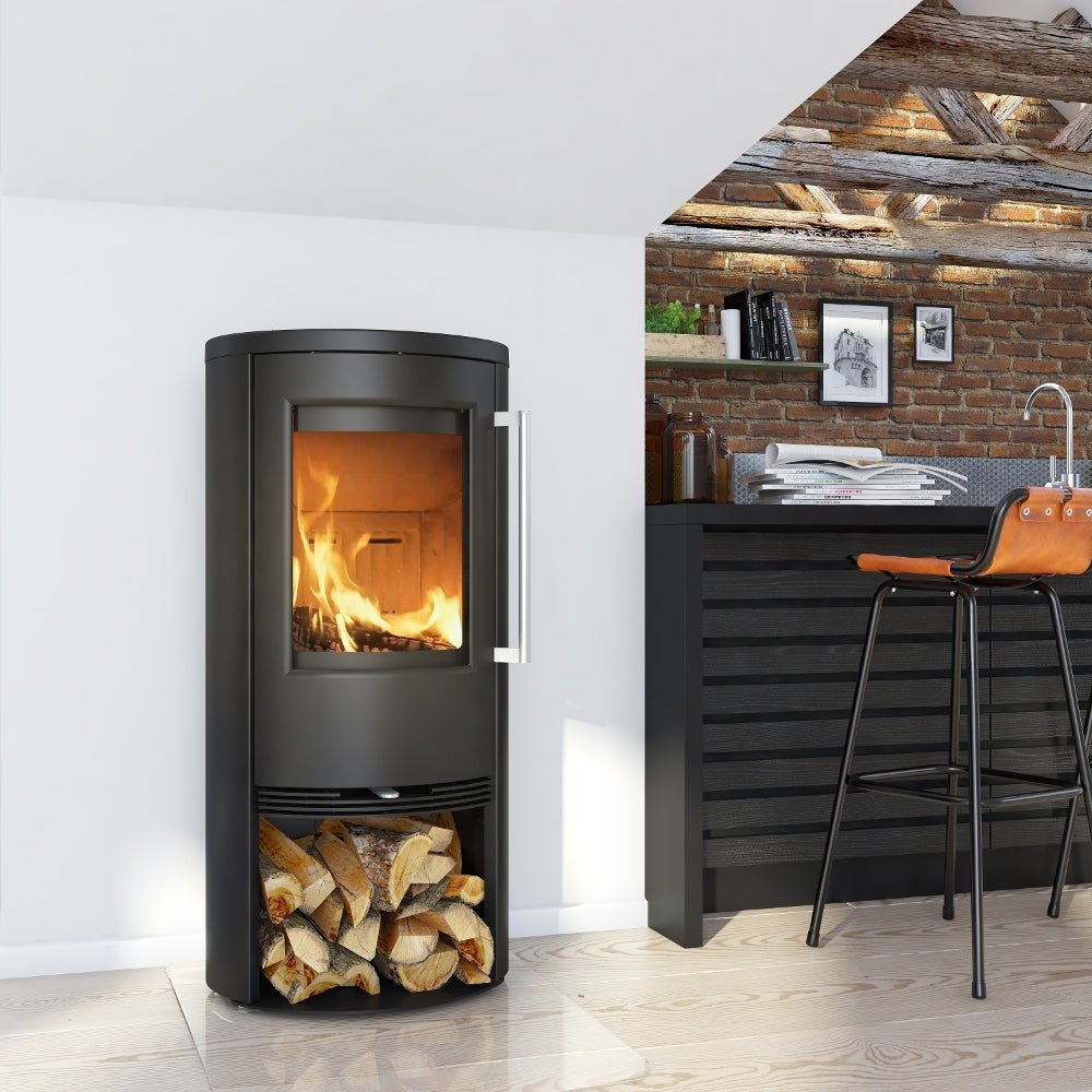 TermaTech | Kaminofen | TT21R | 5 kW | Stahl | schwarz – Ansicht 2