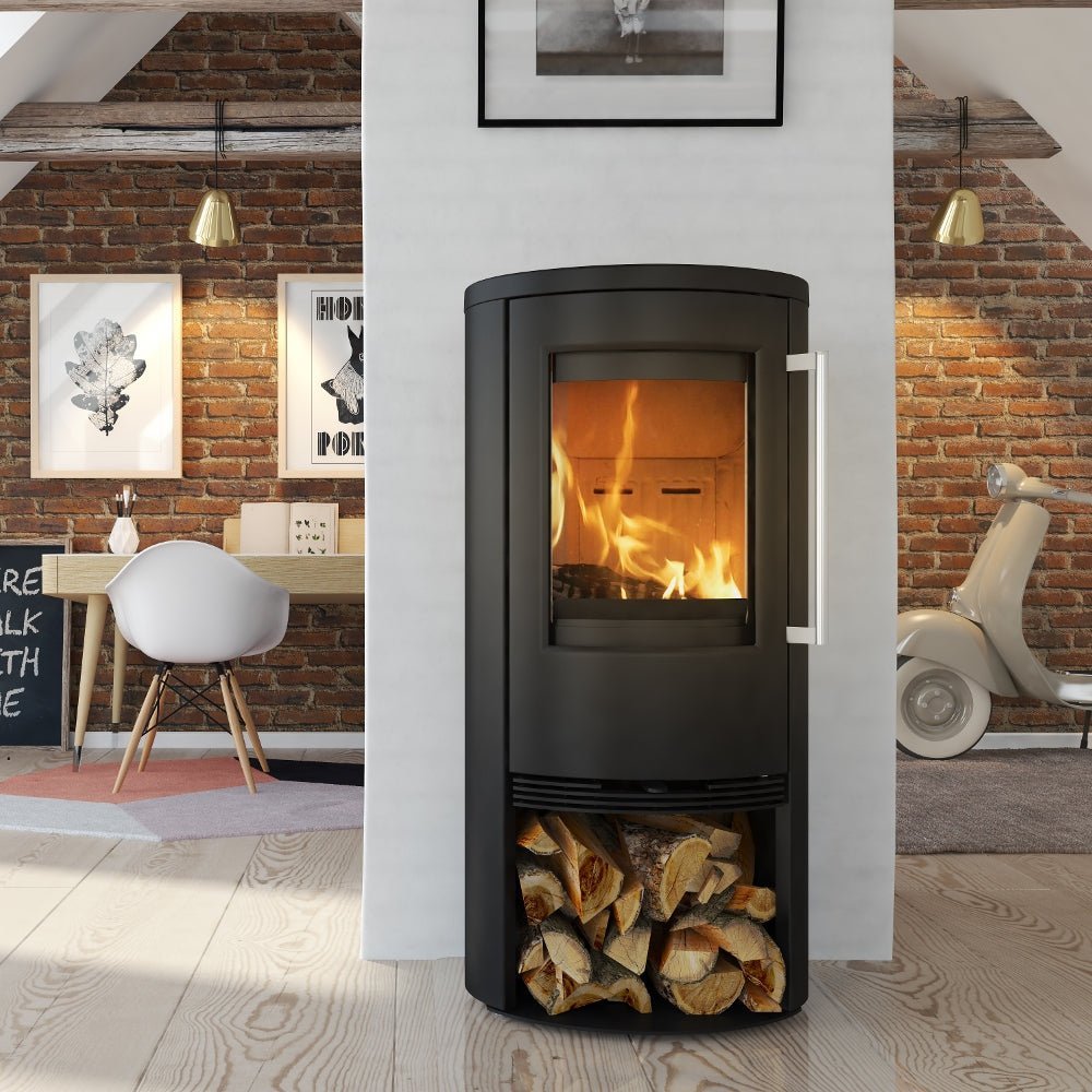 TermaTech | Kaminofen | TT21R | 5 kW | Stahl | schwarz – Ansicht 3