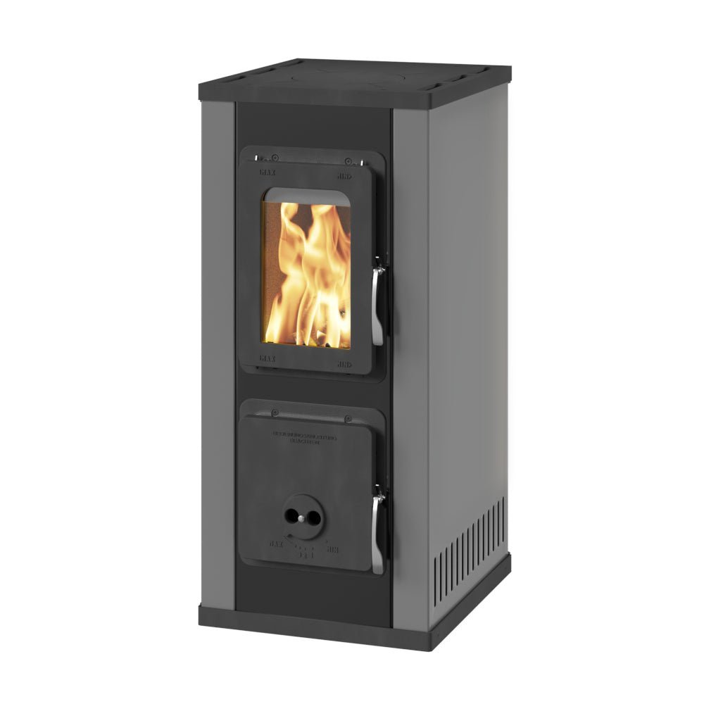 Thorma | Dauerbrandofen | FLENSBURG II | schwarz/grau | 7 kW